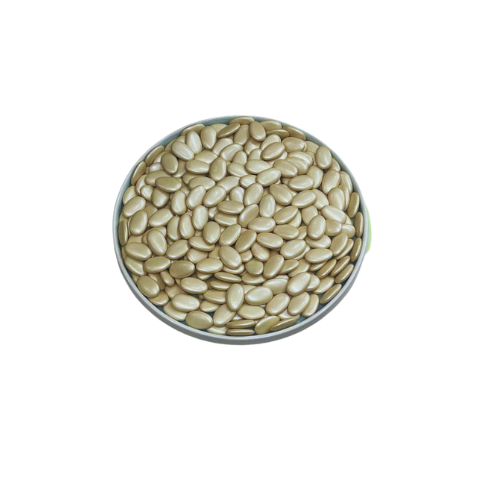 Pearly Beige Oval Chocolates